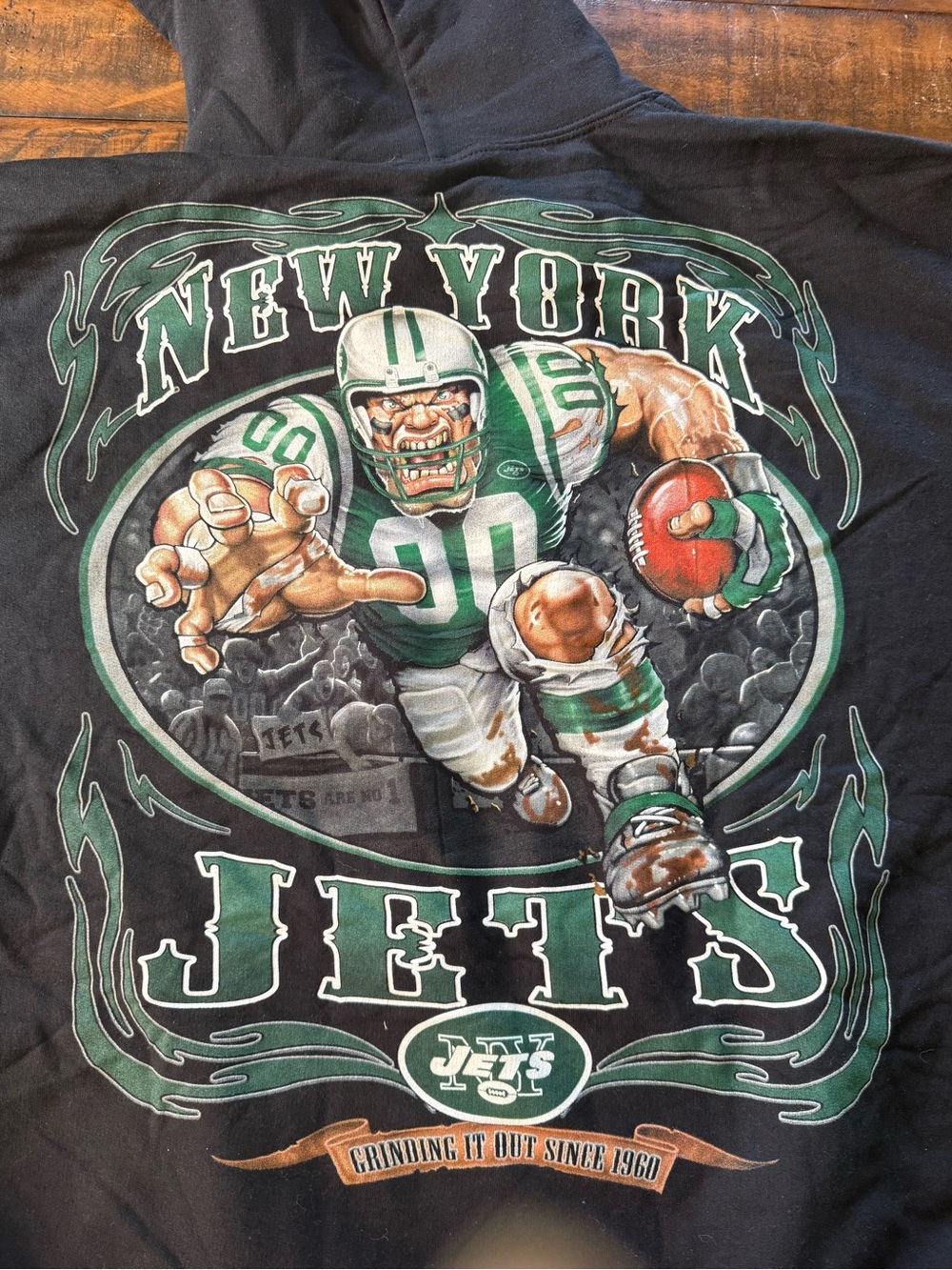 New York Jets Graphic Hoodie - NFL Team Apparel Sz. XL NWT